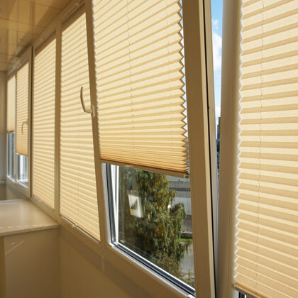 Plisētas žalūzijas